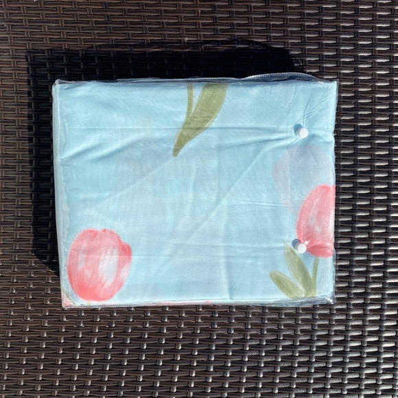 100% Cotton Queen Duvet Cover set 3Pcs Comforter Cover Pillowcases Floral Soft - Picture 4 of 5